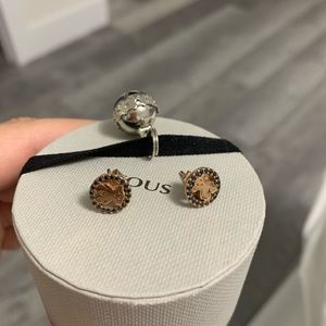 Tous Rose Vermeil Earrings